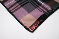Sable x Forever Soup - Plaid with Coral Swirl