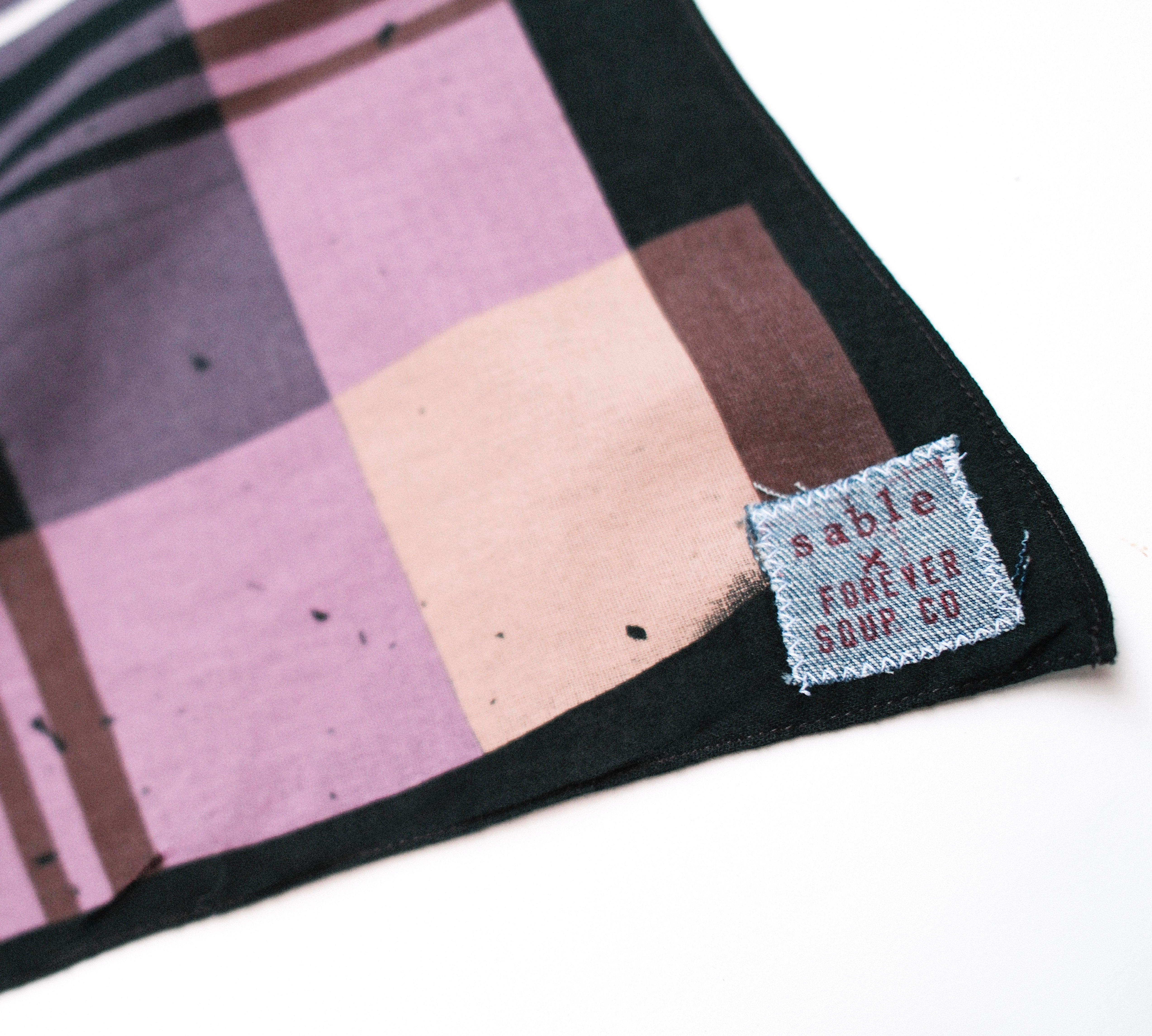 Sable x Forever Soup - Plaid with Mint Swirl