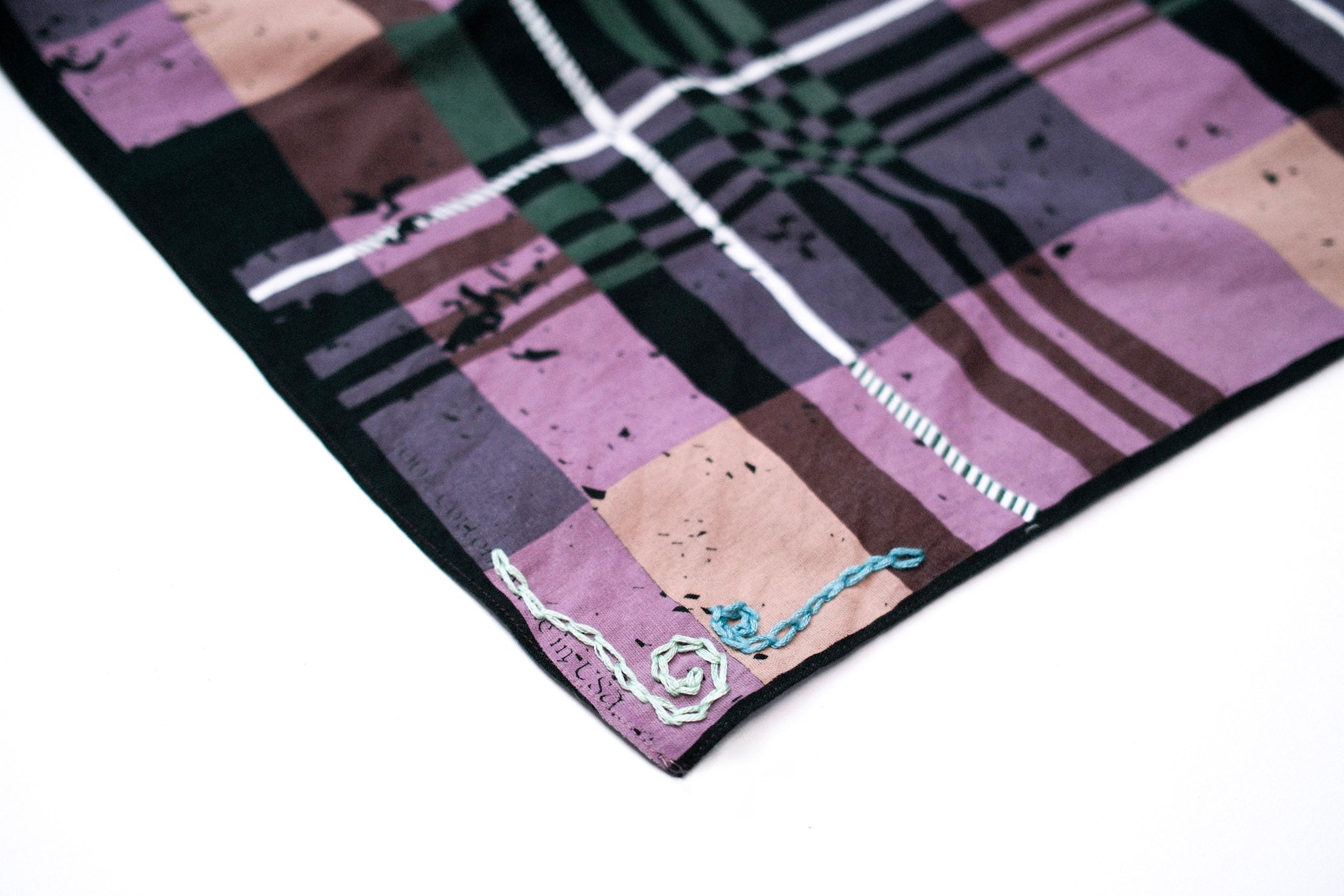 Sable x Forever Soup - Plaid with Mint Swirl