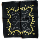 Hidden Message Bandana - Washed Black